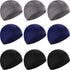 SATINIOR 9 Pieces Cooling Skull Caps Helmet Liner Sweat Beanie Cap Wicking Cycling Running Hat for Men and Women Sports...